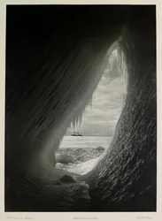 Una caverna en un iceberg; Última expedición de Scott, La expedición antártica británica